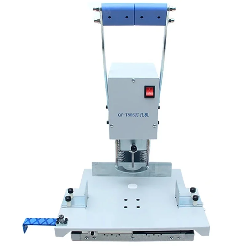 Electric punching machine 5CM thick A4 binder 4 holes hole spacing 80 6 holes 9 holes drilling machine aperture 3-8MM