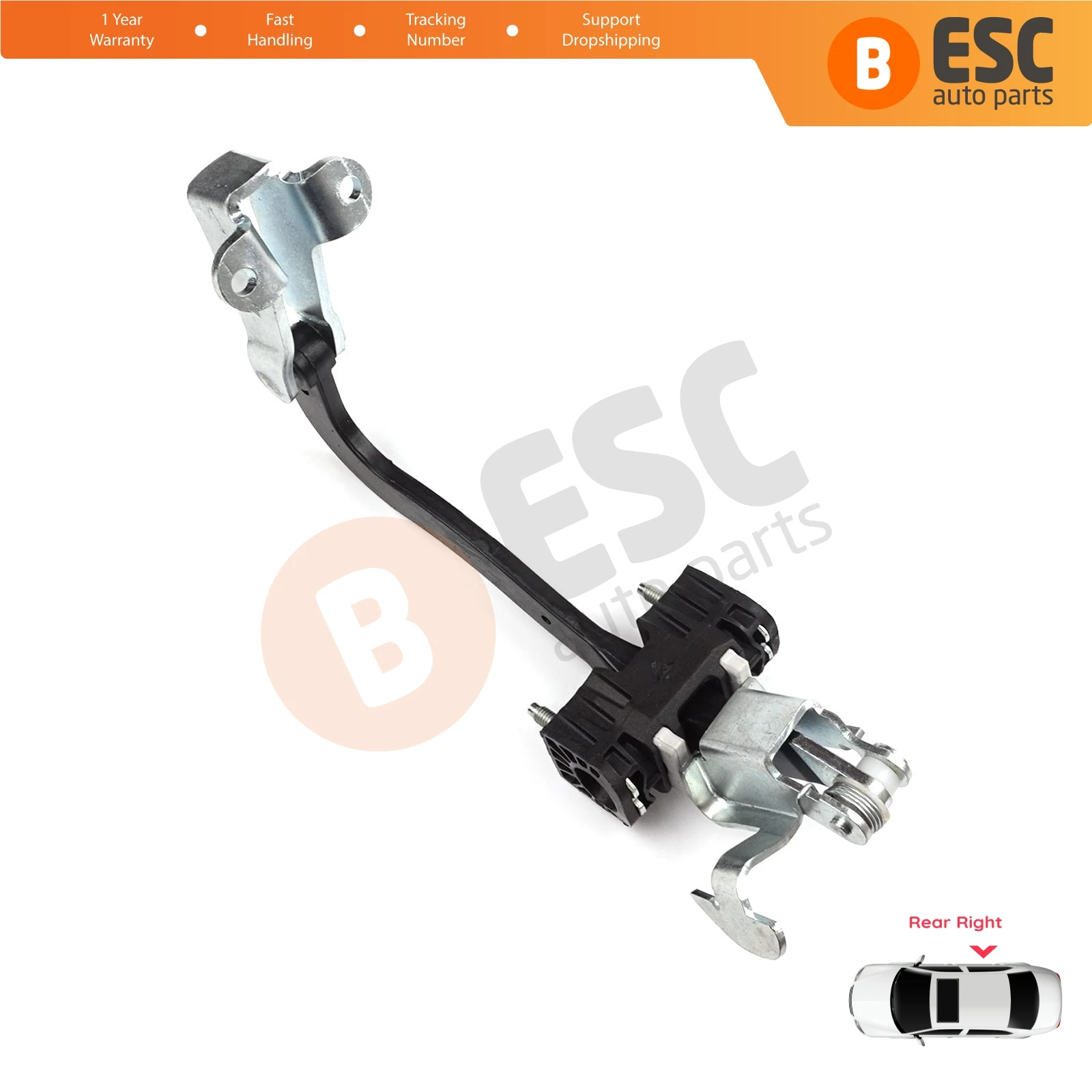 EDP940 Rear Right Trunk Door Hinge Stop Check 8731R0 for Fiat Ducato Peugeot Boxer Manager Citroen Jumper Relay 250 290 2006-On