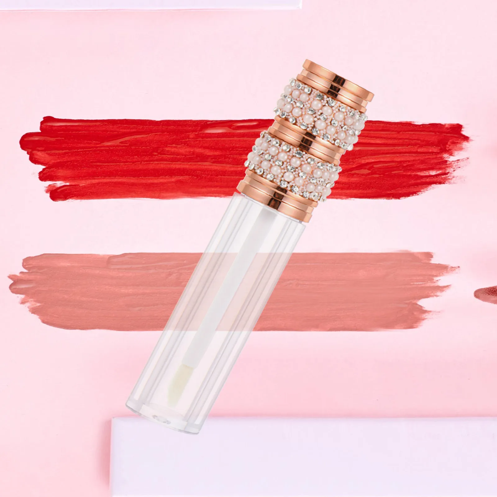 5 stuks lipgloss tube hervulbare lege containers voor vrouwen draagbare lippenbalsem flessen make-up tool kit