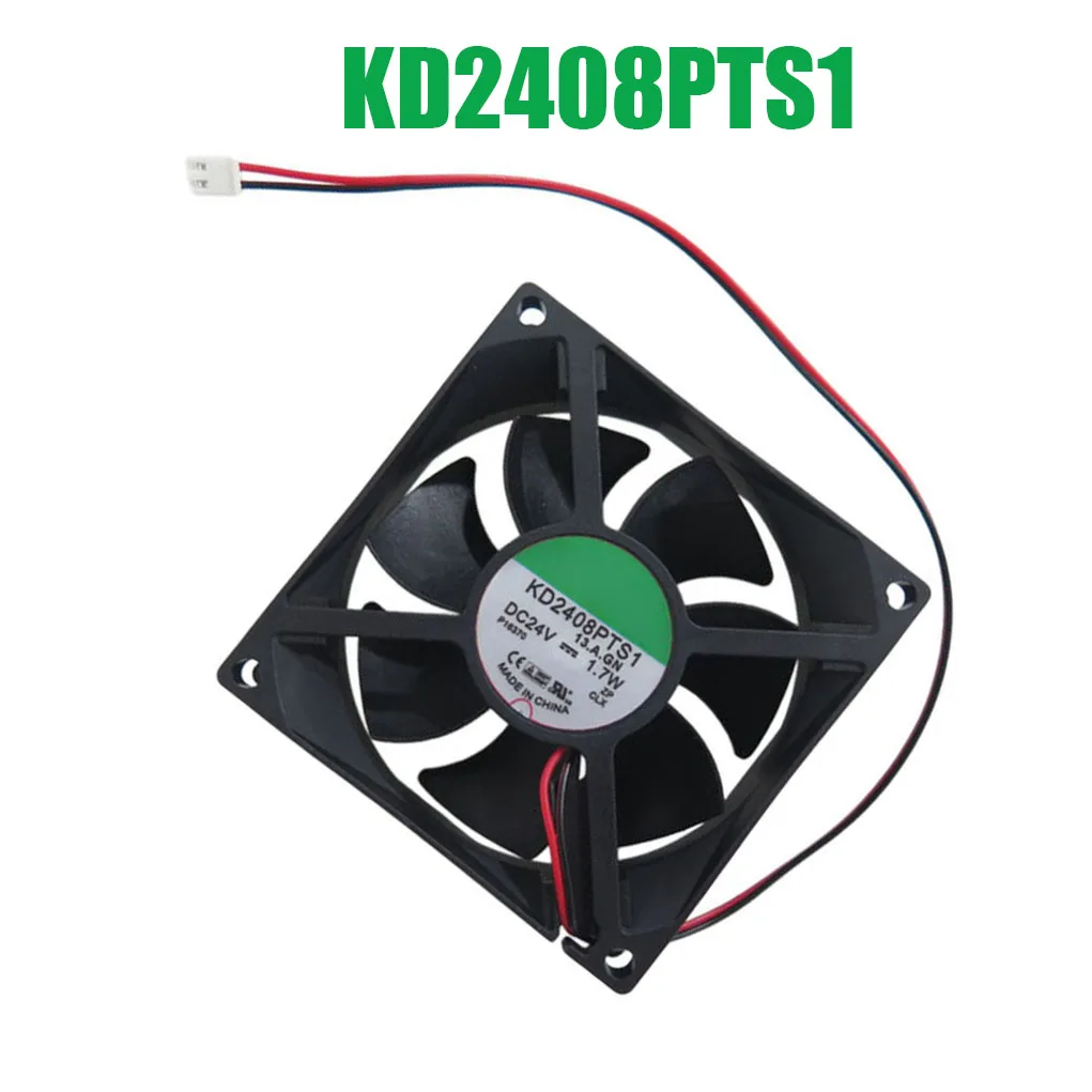 For SUNON KD2408PTS1 13.A.GN DC24V 1.7W 2PIN 2Lines Cooling Fan