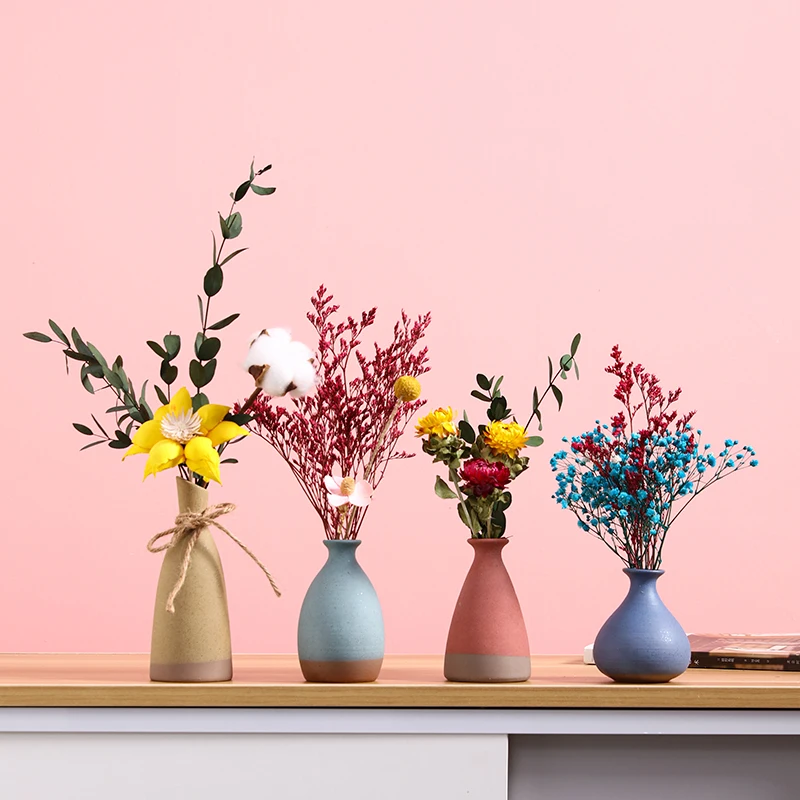 ins wind coffee table desktop living room flower arrangement homestay decoration dried flower ornament home decoration