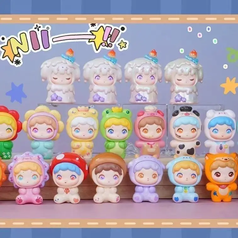 

Новая трендовая фигурка Pop Nii Is At Work Urban Baby Cute Grain Blind Box Blind Bag End Box, настольное украшение ручной работы, подарок