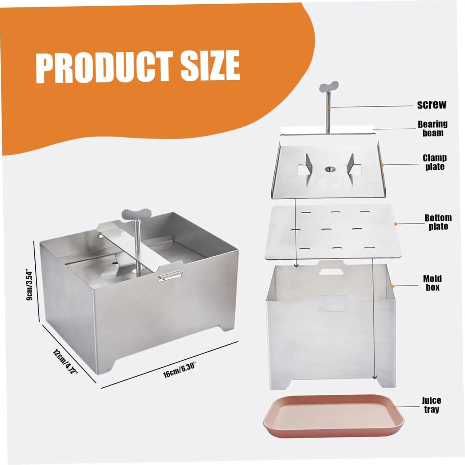Curd Maker Professional Homemade Tofu Mold Paneer Pressing Mold Efficient Tofu Press Mold For Tofu Making Soybean Curd Paneer