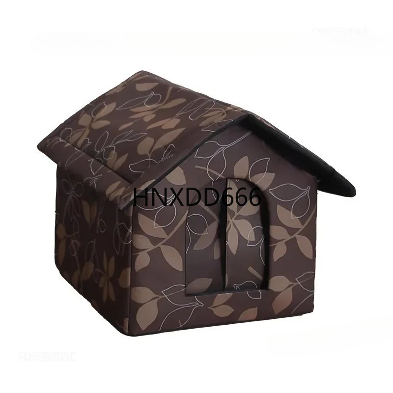 

Creative Minimalism Dog House for Outdoor Waterproof Warm Enclosed Dog Cage Modern Convenient Design Kennel for Indoor Dogs