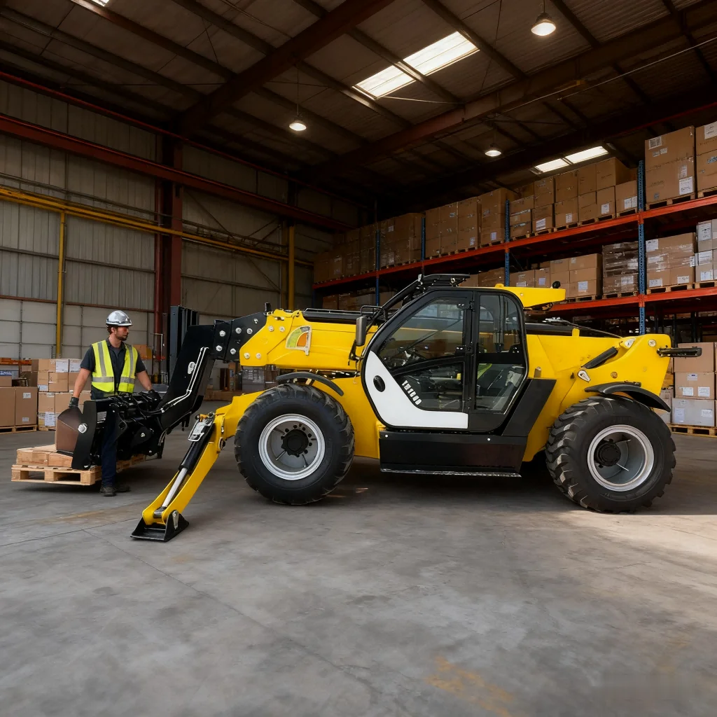 Terrain Driving and Steering Telescopic Handler 3 Ton M630-70 Small Telehandler Forklift Like and Merlo