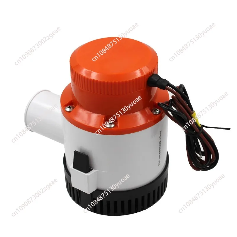 Submersible Yacht Bilge Pump, Large Flow Water Pump, DC, 12V, 16A, 4700GPH