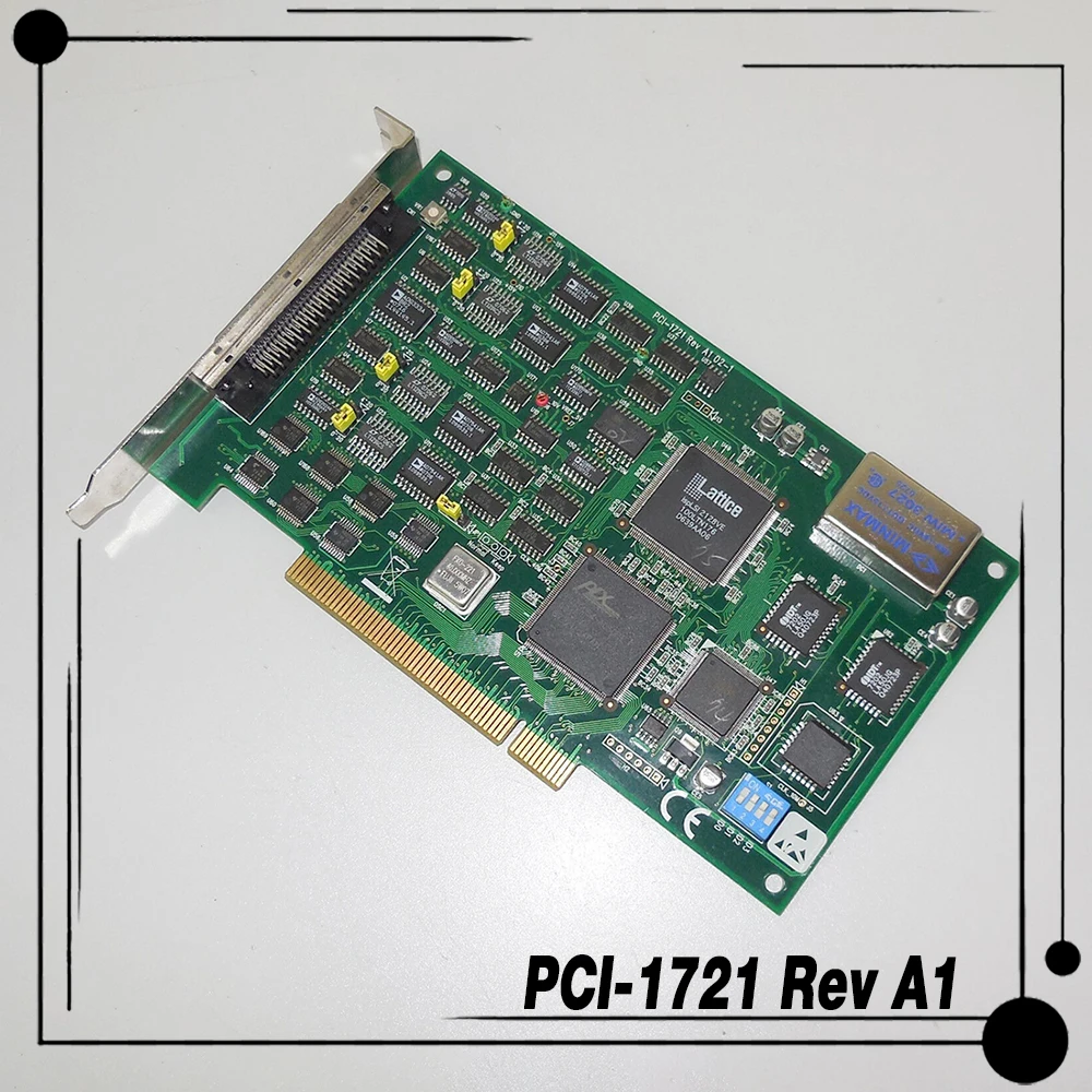 بطاقة التقاط بيانات الإخراج التناظرية عالية السرعة 2 بت 4 قنوات لـ Advantech PCI-1721 Rev A1