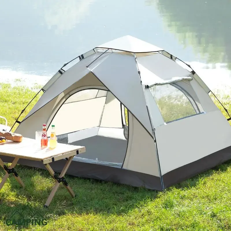 

2023 New 3 To 4 People Camping Tent Outdoor Camping Tent Convenient Full-automatic Waterproof and Sunscreen Quick-opening Tent