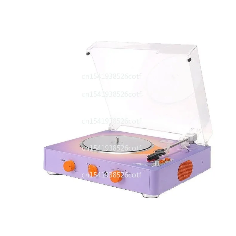 Retro Vinyl Record Player Bluetooth Speaker Multi-functional All-in-one