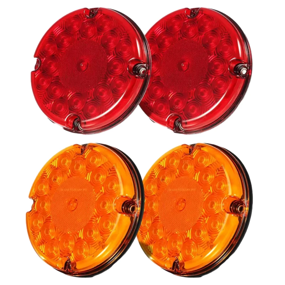 

2pcs 12V 24V 2x17LED side signal lights and taillights suitable for cars, trucks, trailers