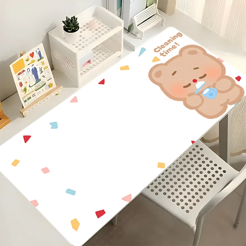 Mousepad Computer New Mouse Pads Keyboard Pad Vintage Flower Pattern Mouse Mat Gamer Soft Office Carpet Table Mat Desktop Mat