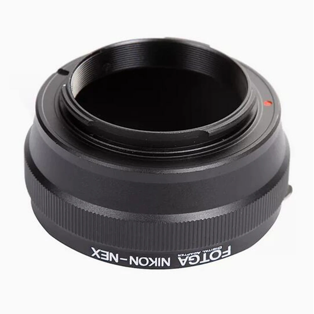 FOTGA adaptador de montaje de lente para Nikon AI/AI-S F, lente de montaje Compatible con Sony e-mount NEX5T/6/7/F3 A6000 A6100 A6300 A6400 A6500