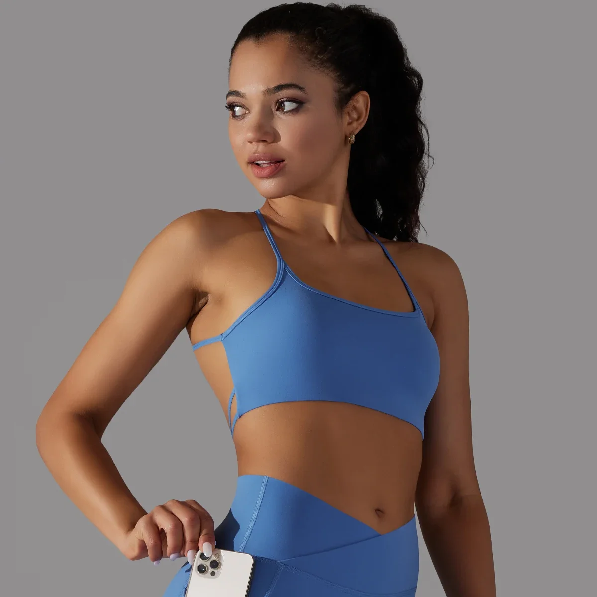 Soutien-gorge de sport croisé sexy pour femme, haut de gymnastique, entraînement, course à pied, yoga, sous-vêtements de sport, fitness, précieux Y-Fit