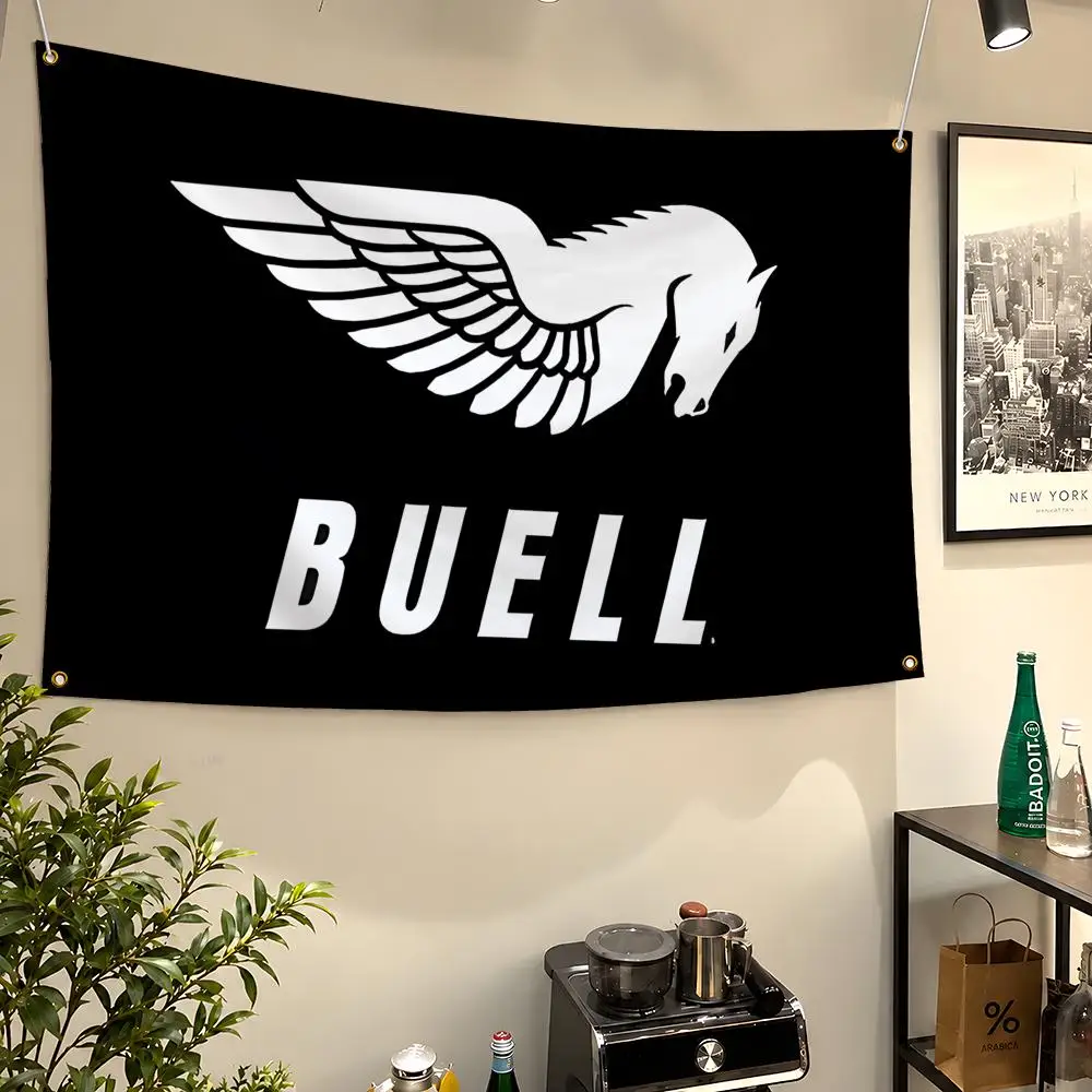 Brand Flags XB12 Wall Hanging Flag Banners For Motorcycles B-Buell Birthday Parties Outdoor Bedroom Firebolt Dorm Room Decor
