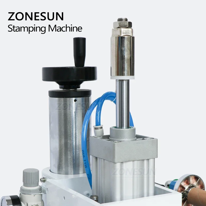 

ZONESUN ZSP-890H Auto Industrial Hot foil Stamping Machine leather LOGO wood mark name card Branding machine leather embossor
