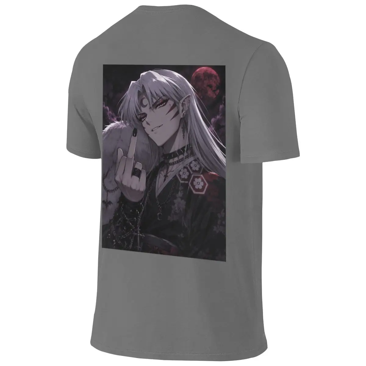 InuBait-Goth Daddy Sesshy Sweat-Absorbing Reversible T-shirt Japanese-Style Vibe Fashion Sense Women's T-shirts