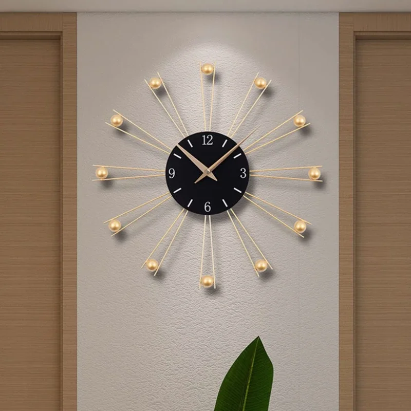 Fancy Digital Clock Wall Home Decor Unique Large Aesthetic Needle Wall Clocks Luxury Modern Horloge Murale Living Room Furniture