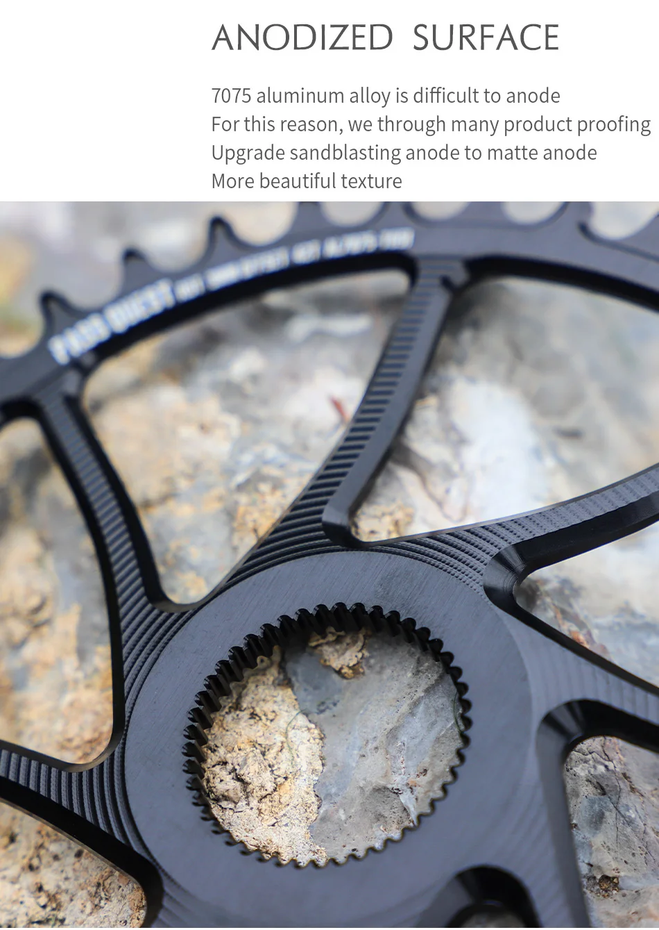 Silber 3mm Offset Für Rotor VEGAST ALDHU CRANKS Mountainbike Direkt Montieren Kettenblätter 36T 38T 40T 42T 44T 46T48T Kettenblatt – Detail 7