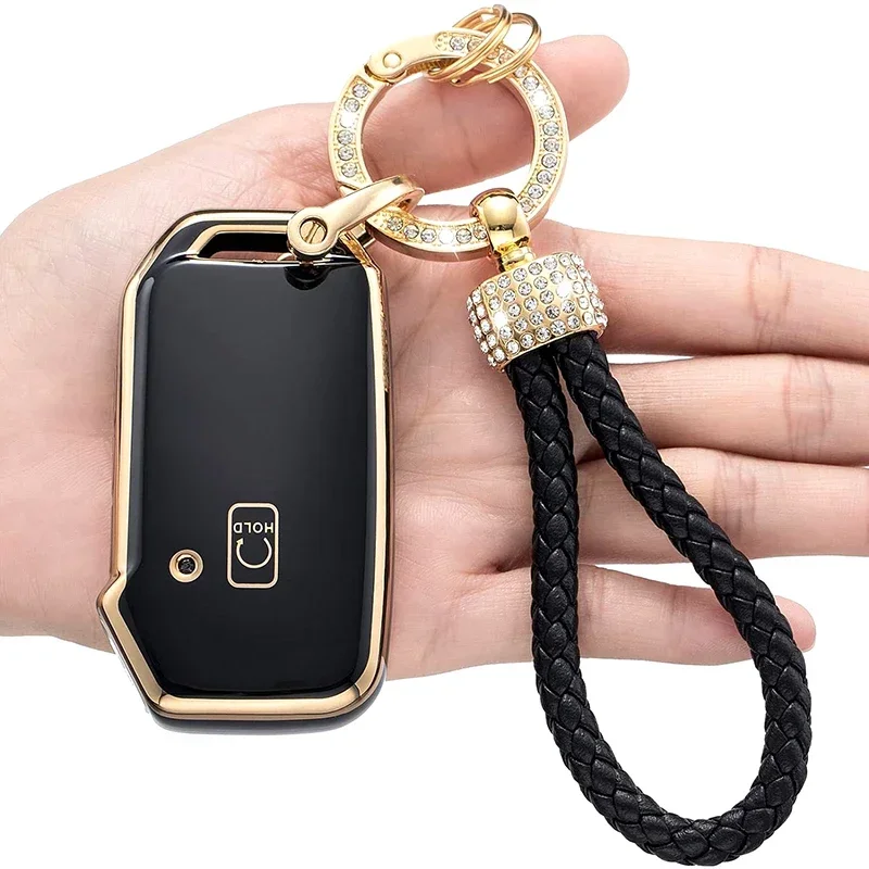 5 Buttons TPU Car Key Case Cover Shell Fob for KIA Sportage R GT Stinger Sorento Ceed Cerato Forte Niro Soul Telluride Keyless