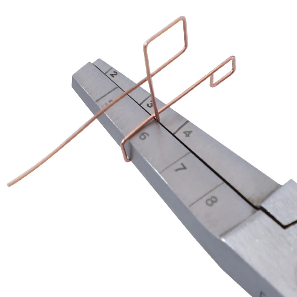 

Double Square Design DIY Handicraft Pliers Graduated Function Humanized Handle Design Professional Winding Pliers