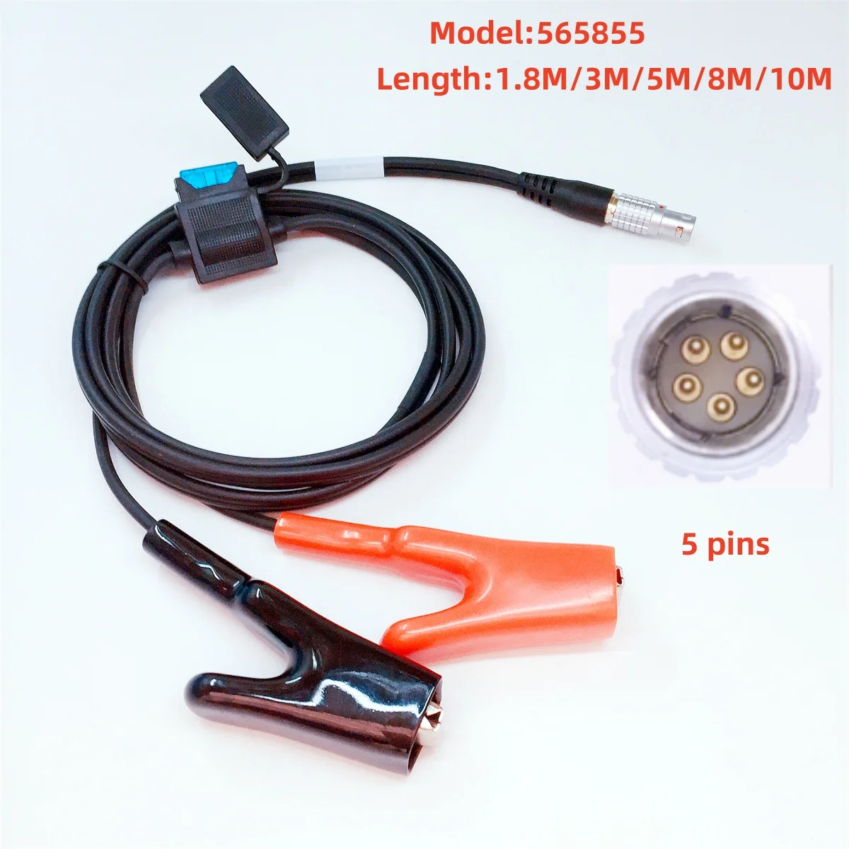 

565855 Power Cable Applicable to Leica SR-530 1200 GPS 565855 Surveying Cable 5pin 1B Cable With Fuse