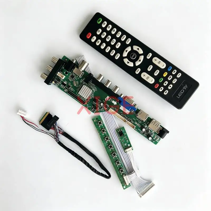 For B140RW03 LTN140KT01 B140RW02 N140FGE Controller Board Kit DIY 40Pin LVDS HDMI/VGA/AV/USB/DVB Laptop Screen 1600x900 1600*900