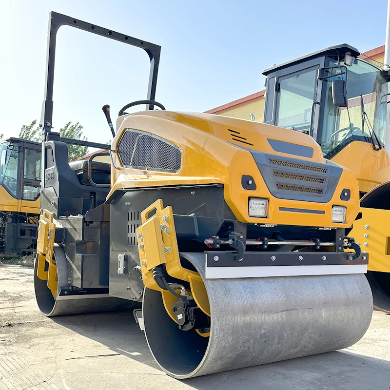 2.5 طن 3 طن 4 طن آلة الضاغطة الصناعية الهيدروليكية تهتز الأسفلت سعر الأسطوانة الطريق للبيع