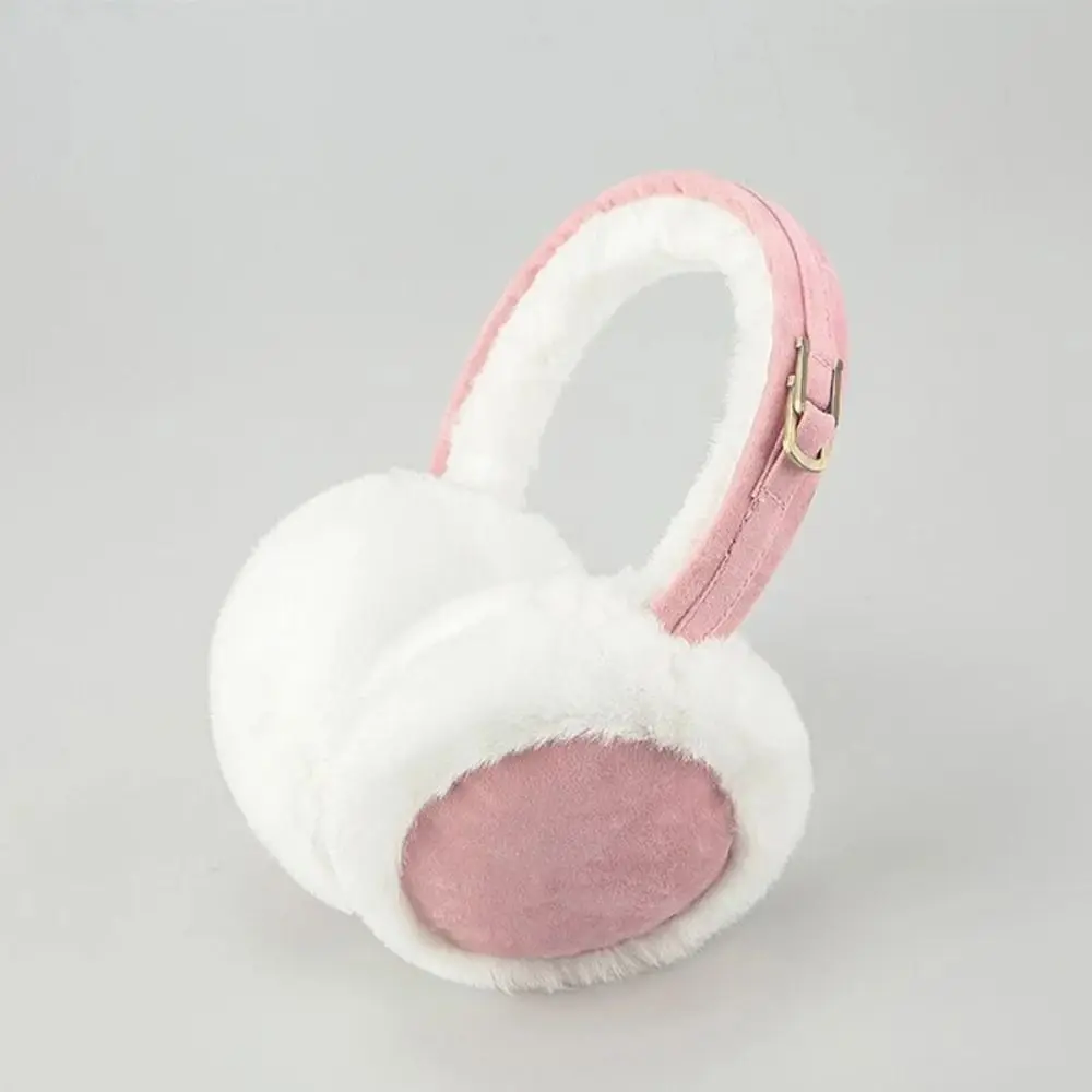 Plush Ear Muffs Warmer Foldable Ear Cover for Women Men Winter Warm Earflaps Outdoor Cold Protection Ear-Muffs Ear Cover Fashion