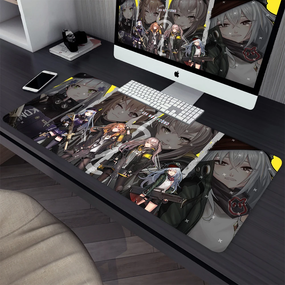 Girls Frontline Large Gaming Mouse Pad Computer Mousepad PC Gamer Laptop Mouse Mat Office Mausepad XXL Keyboard Mat Desk Pad