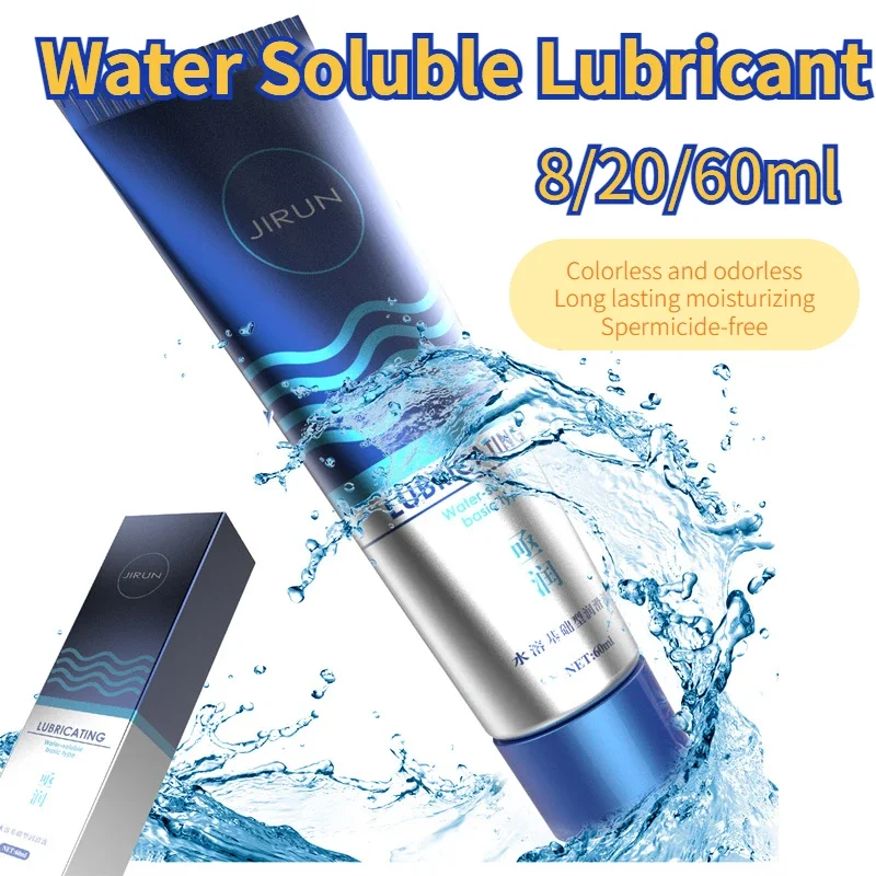 Lubrifiant à base d'eau pour le sexe vaginal et anal, huile lubrifiante pour couple, produits pour adultes, Sex Shop, 60ml