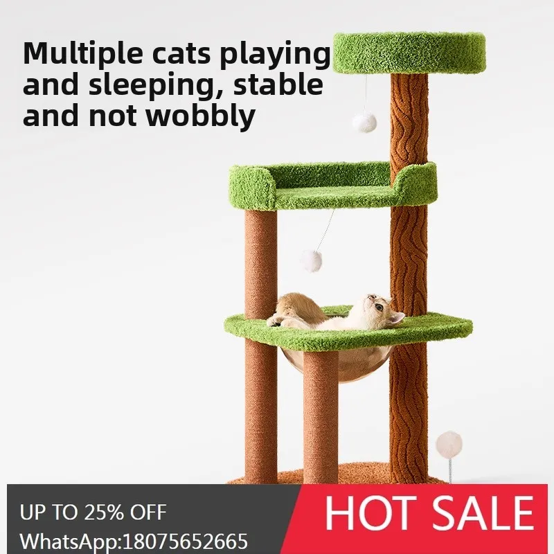 

SGF Cat Climbing Frame Special Integrated Climbing Small Apartment Scratching Post Simple Modern