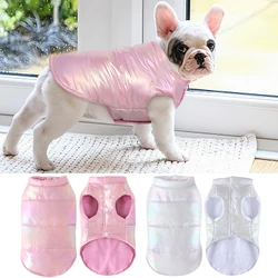 Pink Small Dog Cat Clothes Vest Winter Waterproof Pet Clothing Jacket Warm Puppy Coat Dog Outfit For Small Dogs Cats Chihuahua