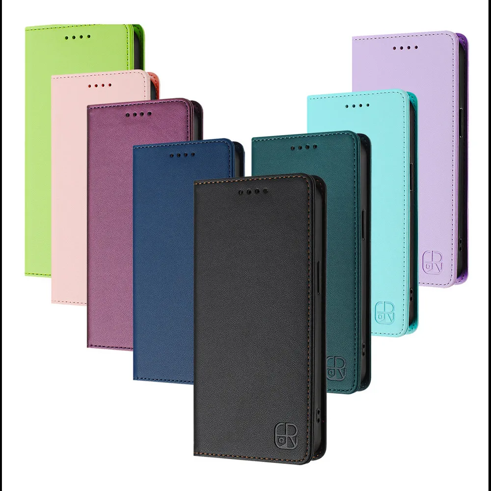 G87 G77 G67 5G Magnetyczne skórzane etui z klapką do Motorola Moto G37 G86 G06 G57 G67 G17 Power G56 G66J G66Y G77 G87 G47 Cover — zdjęcie produktu 6