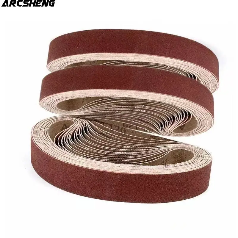 5/10pcs Mix Set 330*30mm Sanding Belts Wood Soft Metal Polishing Sandpaper Abrasive Bands For Small Belt Sander Abrasive Tool