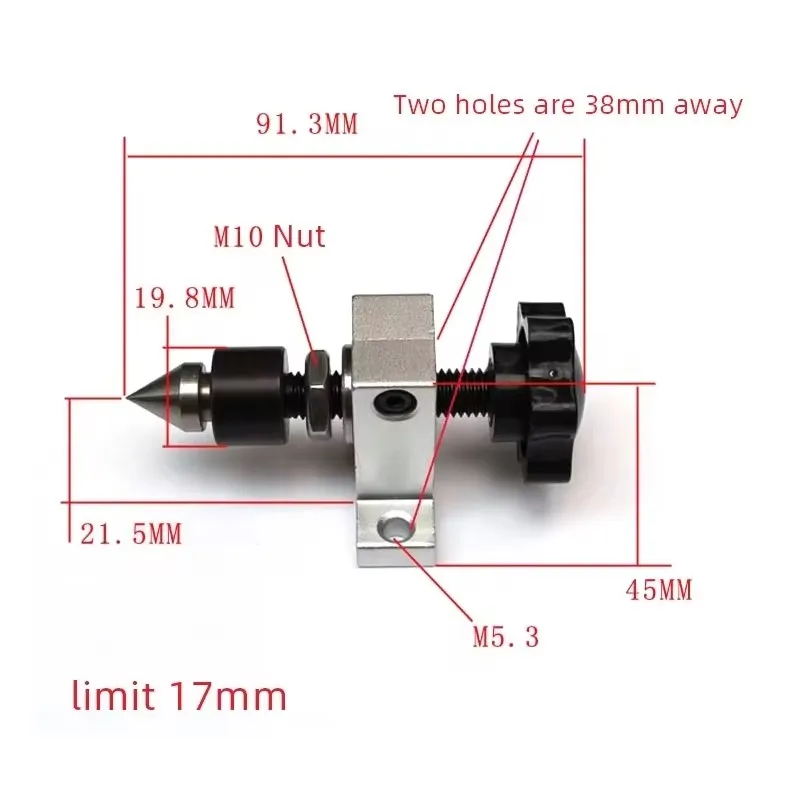 DIY Woodworking Tool Revolving Center Head For Miniature Buddha Pearl Lathe Live Center Head For Lathe Machine