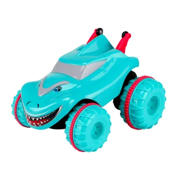 Rc car cool child Mini stunt car wireless remote control 360 degree rotation 2.4g flip model children&#x27;s shark toy birthday gift