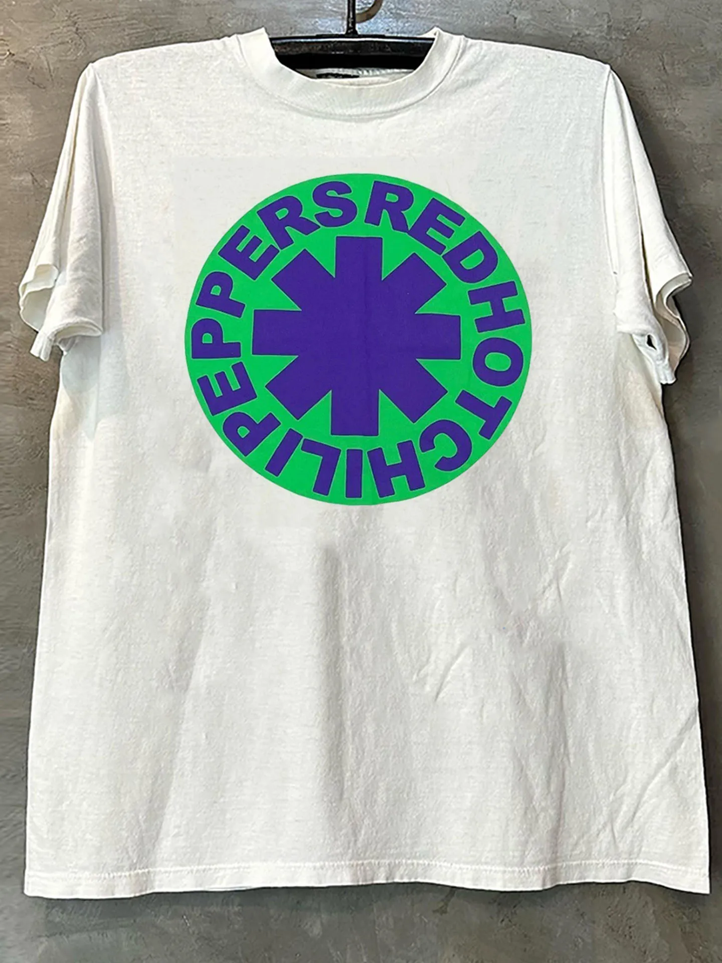  Funk Rock Band Heavyweight Minimalist Cotton Short Sleeve T-Shirt Trendy round Neck Casual Loose Fit