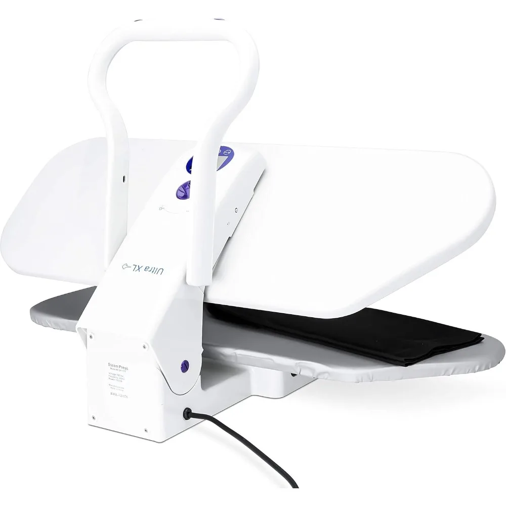 

Паровой пресс-утюг увеличенного размера Ultra XL, давление 100 фунтов, для дома и бизнеса, большая гладильная поверхность, многоуровневый контроль температуры пара