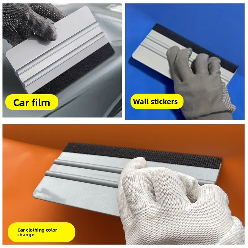 15cm Square Squeegee Tool for Car Vinyl Wrap - Anti-Scratch Scraper, Wrap Film Smoothing Applicator for Window Tint