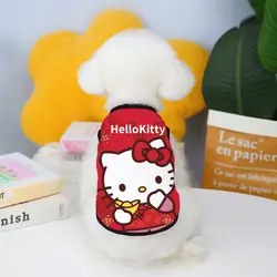 Disney Hello Kitty Pet Vest Pet Clothes for Summer Chihuahua Large Dog Puppy Clothes 2024 Dogs Supplies Products Home Garden