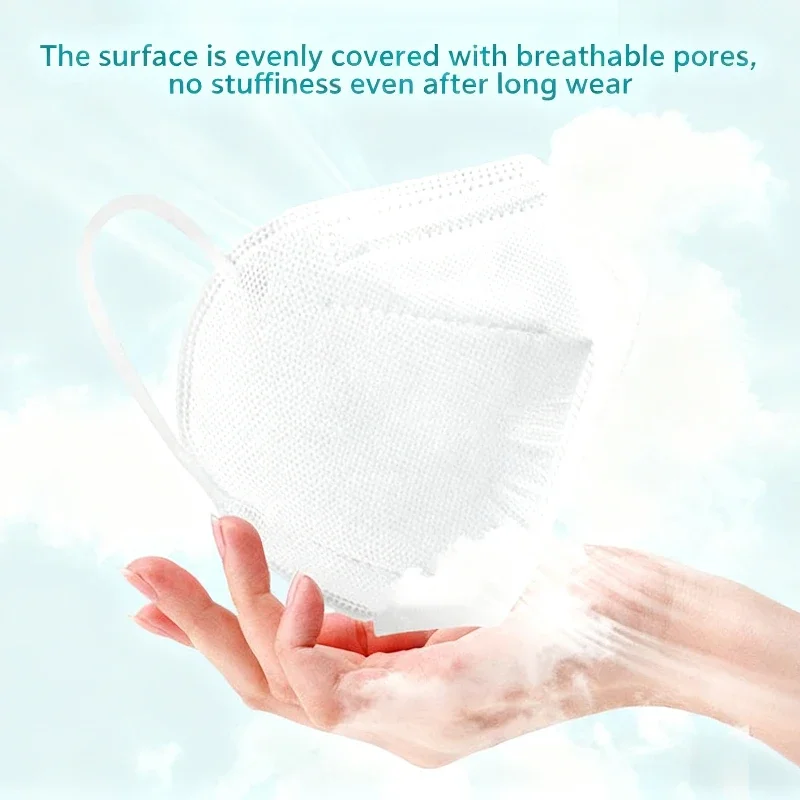 10 قطعة أقنعة الصحة أقنعة الوجه الواقية 5-Layer قناع مرشح محبوكة واقية تنفس أقنعة الغبار KN95 اكسسوارات السلامة #3