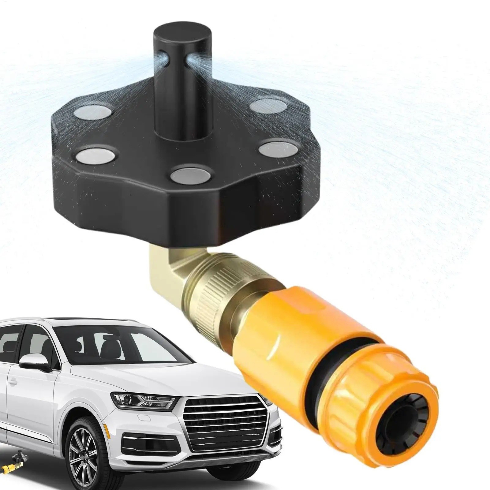 Chassis Cleaner with Nozzle Magnetic Flushing Tool With Rotating Nozzle Efficient chassis flushing Cleaner Truck Pickup Car Tire