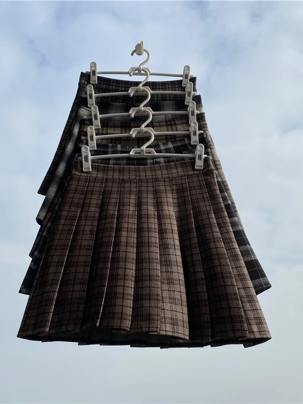 Spódnica w kratę z wysokim stanem, plisowana, w stylu JK, spódnica plisowana ort, spódnica plisowana dla kobiet, codzienna spódnica w kształcie litery A.