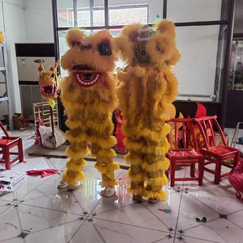 

Lion Dance Prop Australian Wool South Lion Children's Single Jumpsuit Set Complete Set