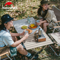 Naturehike Outdoor Folding Table Portable Egg Roll Table Picnic Camping Table Desk Barbecue Easy To Install Outdoor Tables