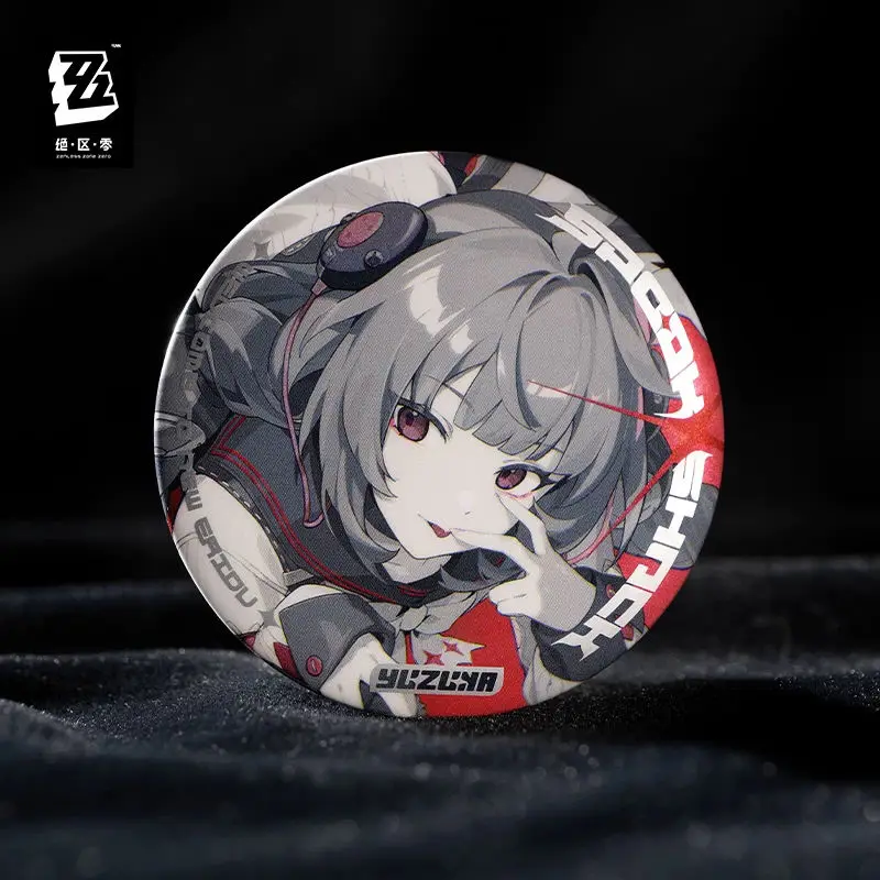 [Genuine] miHoYo Game Zenless Zone Zero Spook Shack Reflective BadgeYidhari Yuzuha Lucia Manato Anime Brooch Cosplay Xmas Gifts