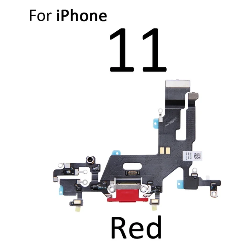 ORIGINAL USB Charger Port Flex Cable For iPhone 11 11pro Max Dock Charging Connector With Microphone IC Ribbon Replacement image 6