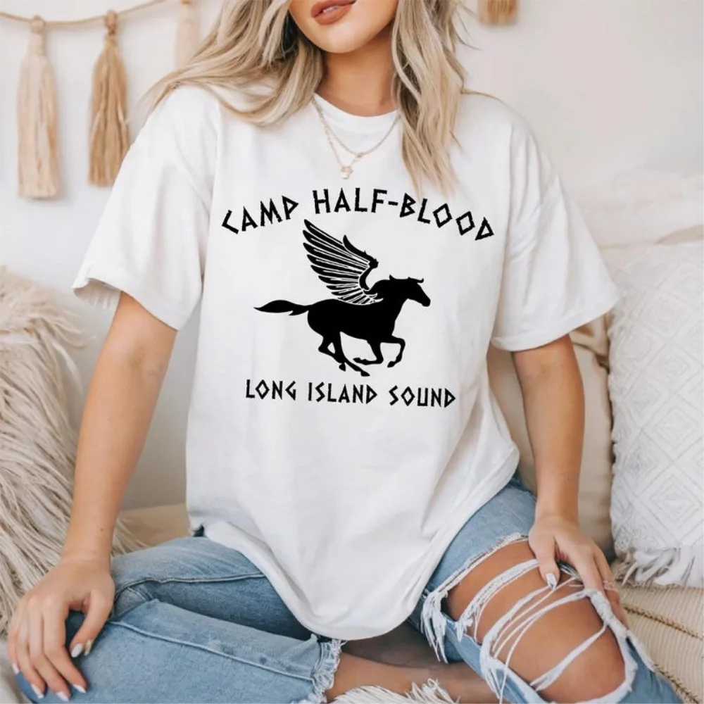 

Camp Half-Blood Clothing Percy Jackson Sweatshirt Men Women Fashion Crewneck Cotton Tee Tops Daily Life Casual Unisex Tshirt