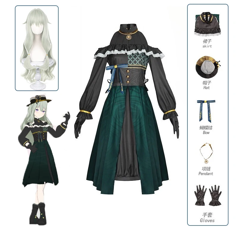

Kusanagi Nene Cosplay Costume Wig Anime Project Sekai Colorful Stage New Style Halloween Party Outfits for Women