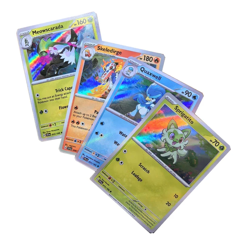 Not Original Pokemon English Cards Vol.1 Gem Bag Box  PokéMon Pikachu Card Gifts